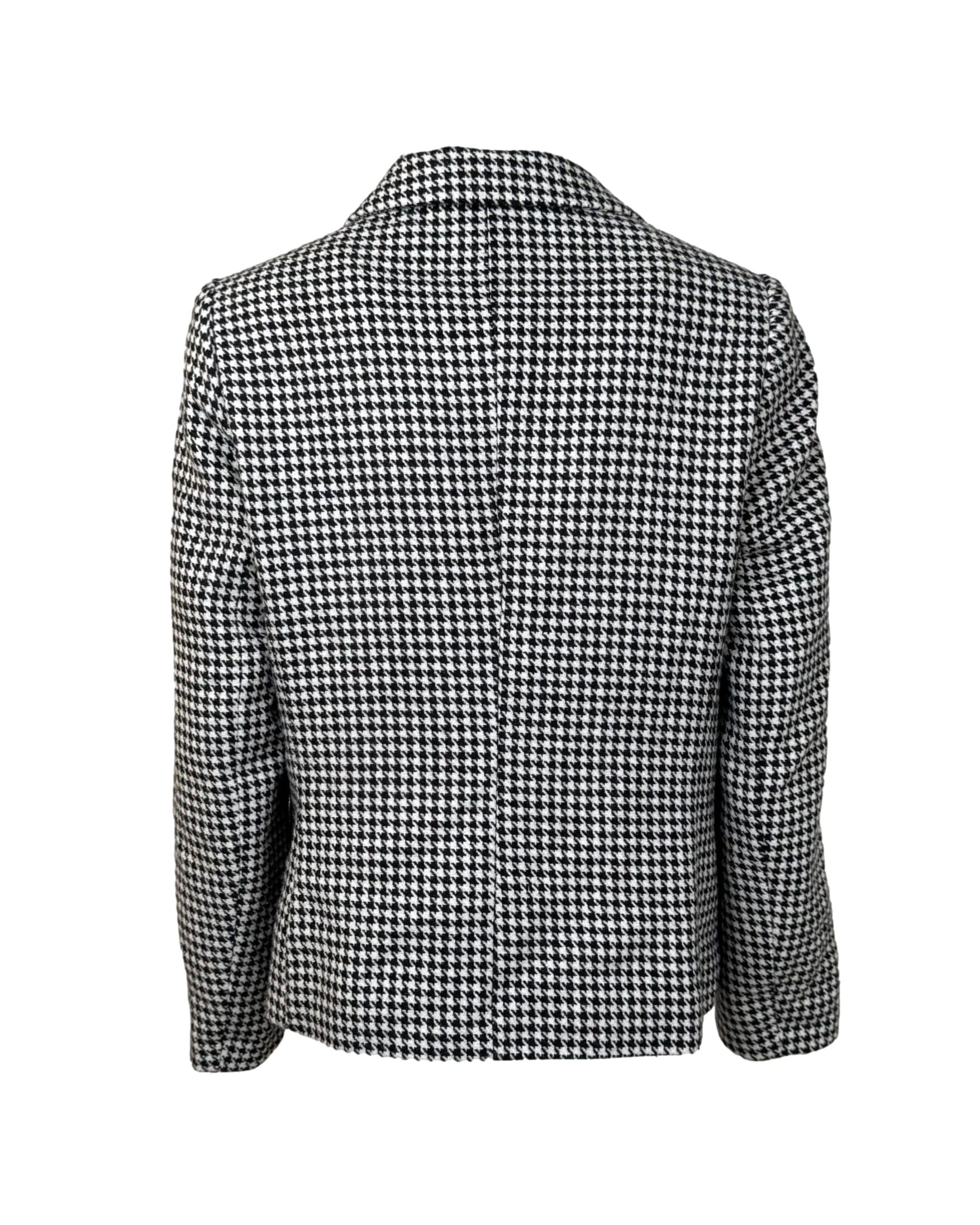 Raštuotas vilnos mišinio CLASSICS švarkas, L