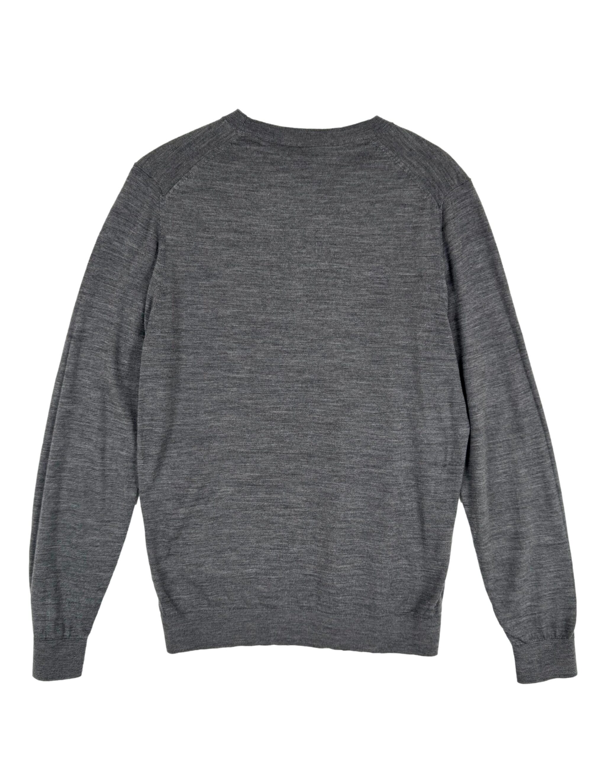 Vyriškas pilkas vilnos mišinio MASSIMO DUTTI megztinis, M