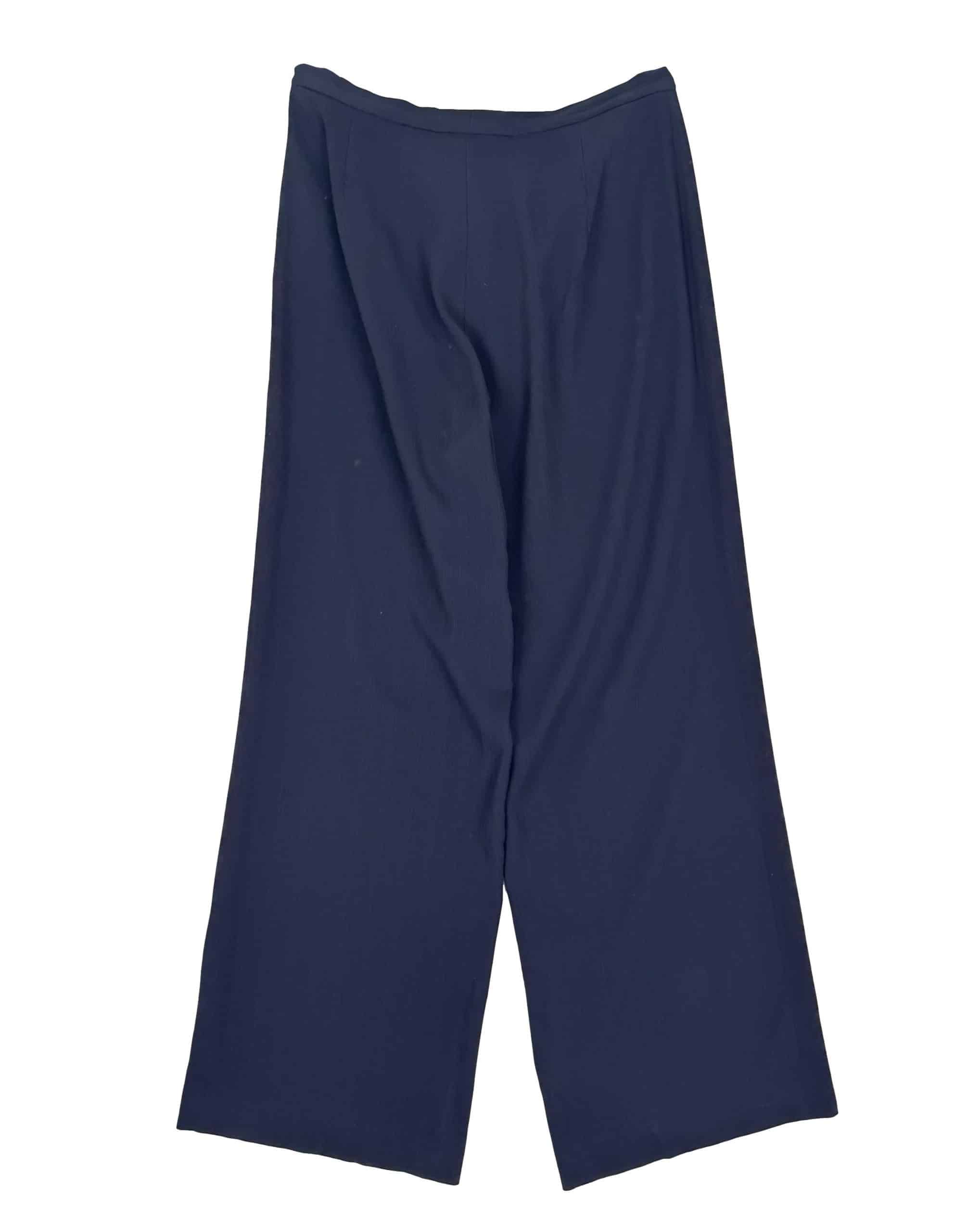 Juodos vintažinės MAXMARA kelnės, XXL
