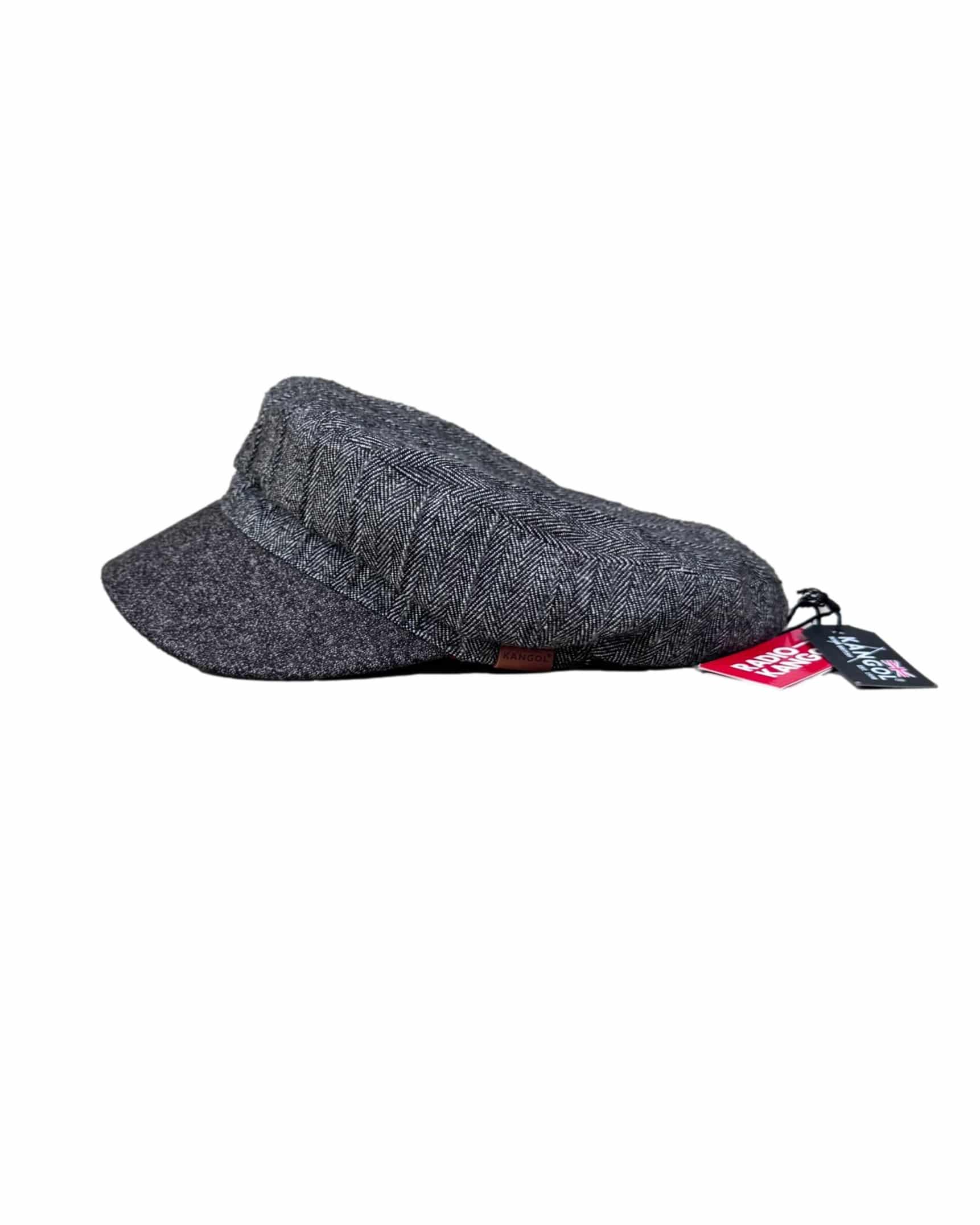 Pilka raštuota KANGOL kepurė, NAUJA