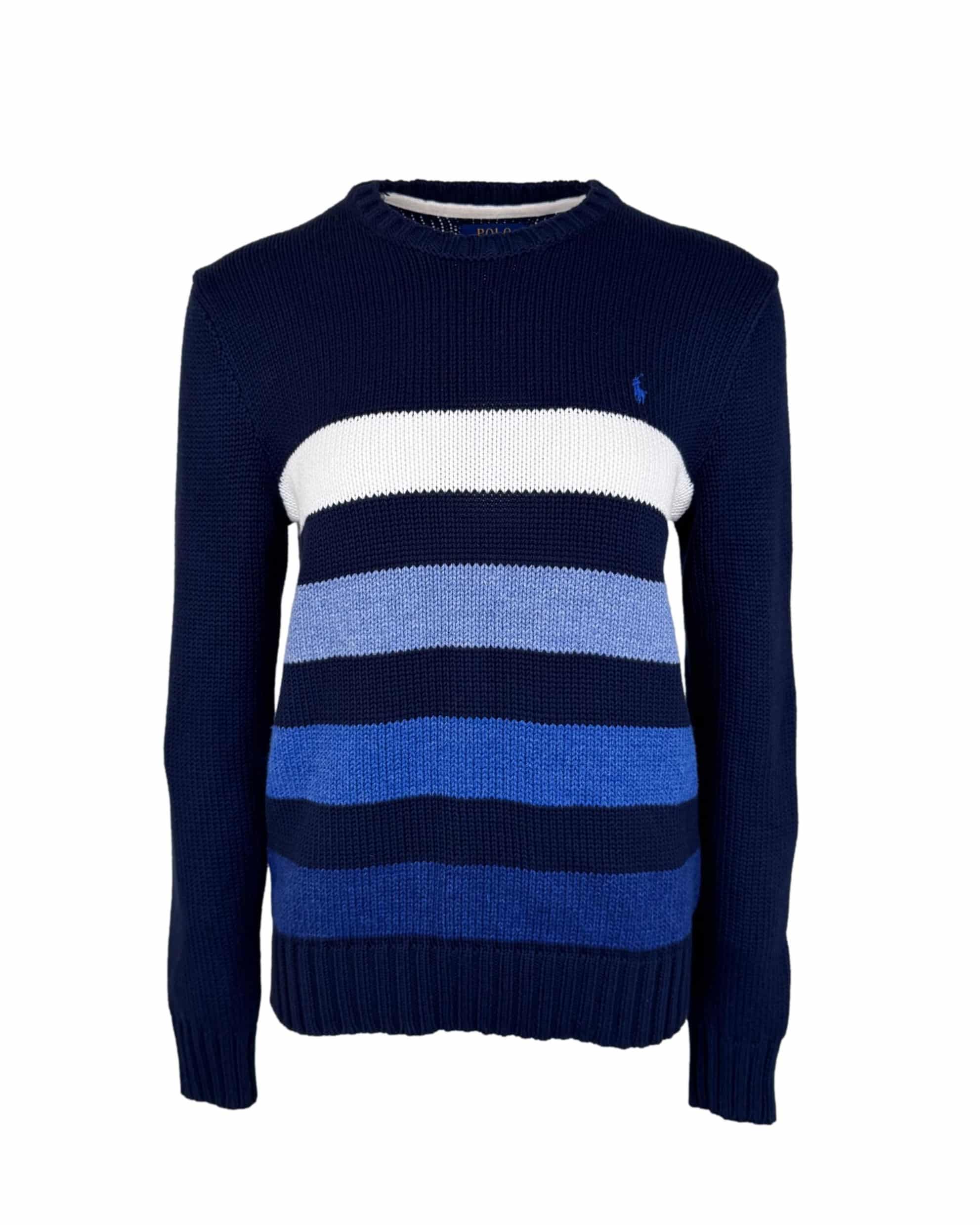 Mėlynas vaikiškas POLO RALPH LAUREN megztinis, 11-14m.